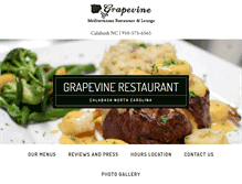 Tablet Screenshot of grapevinecalabash.com